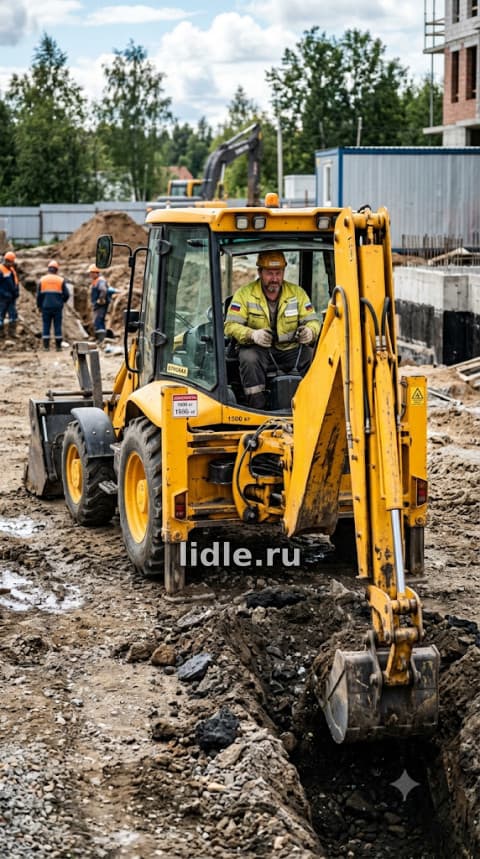 Аренда экскаватора в Мариуполе техника в прокат.!