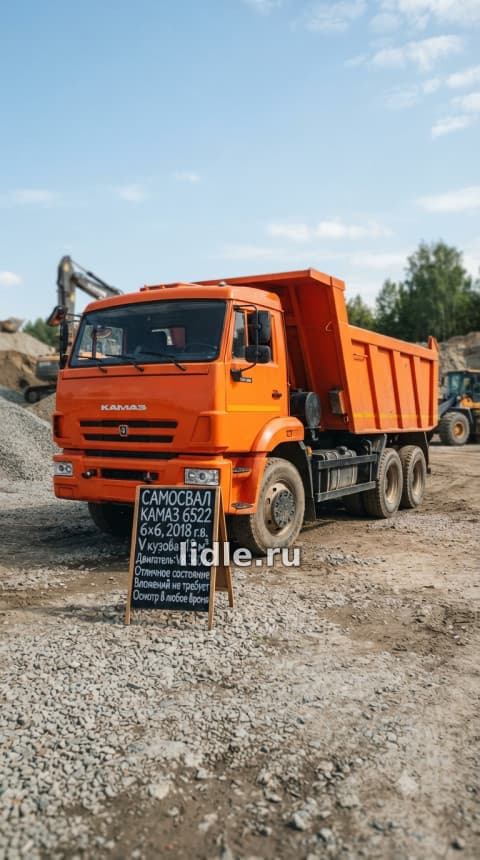 Купить самосвал КАМАЗ 6522 12 м3 2018 в Москве