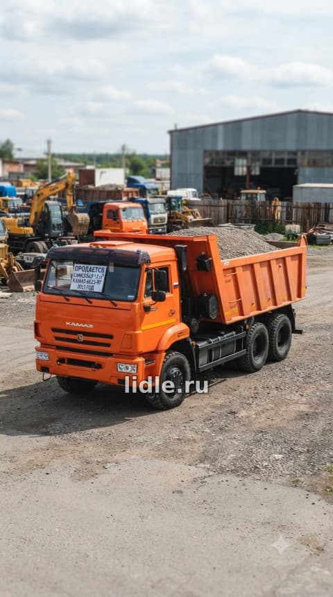 Самосвал 12 м3 КАМАЗ 6522-RT 2021: Купить в Москве