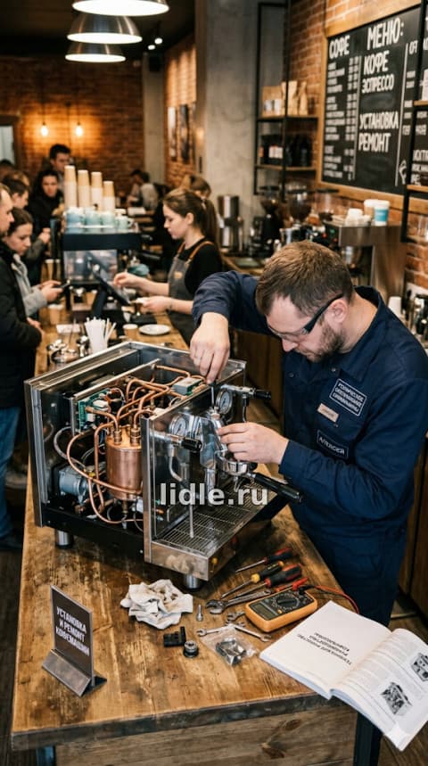 Ремонт и установка кофемашин в Мариуполе